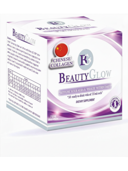 BEAUTYGLOW Çin Çift Hidrolize  kolajen Peptidleri 10.000 mg Liposol Teknolojisi - 25 mL x 30 Vial  