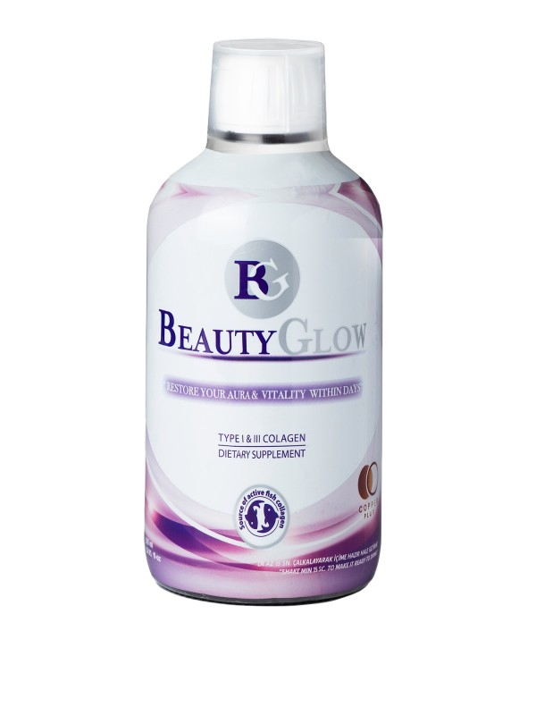 BEAUTYGLOW ®- Copper Plus - Liposol 10.000mg Marine Collagen Peptide Tip 1 & 3 -500ml Glass Bottle BGS20COP