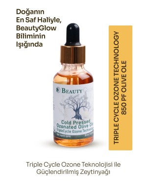 BEAUTYGLOW Ozonated Olive Oil with Dropper- Hair treatment Miracle Serum 30 mL